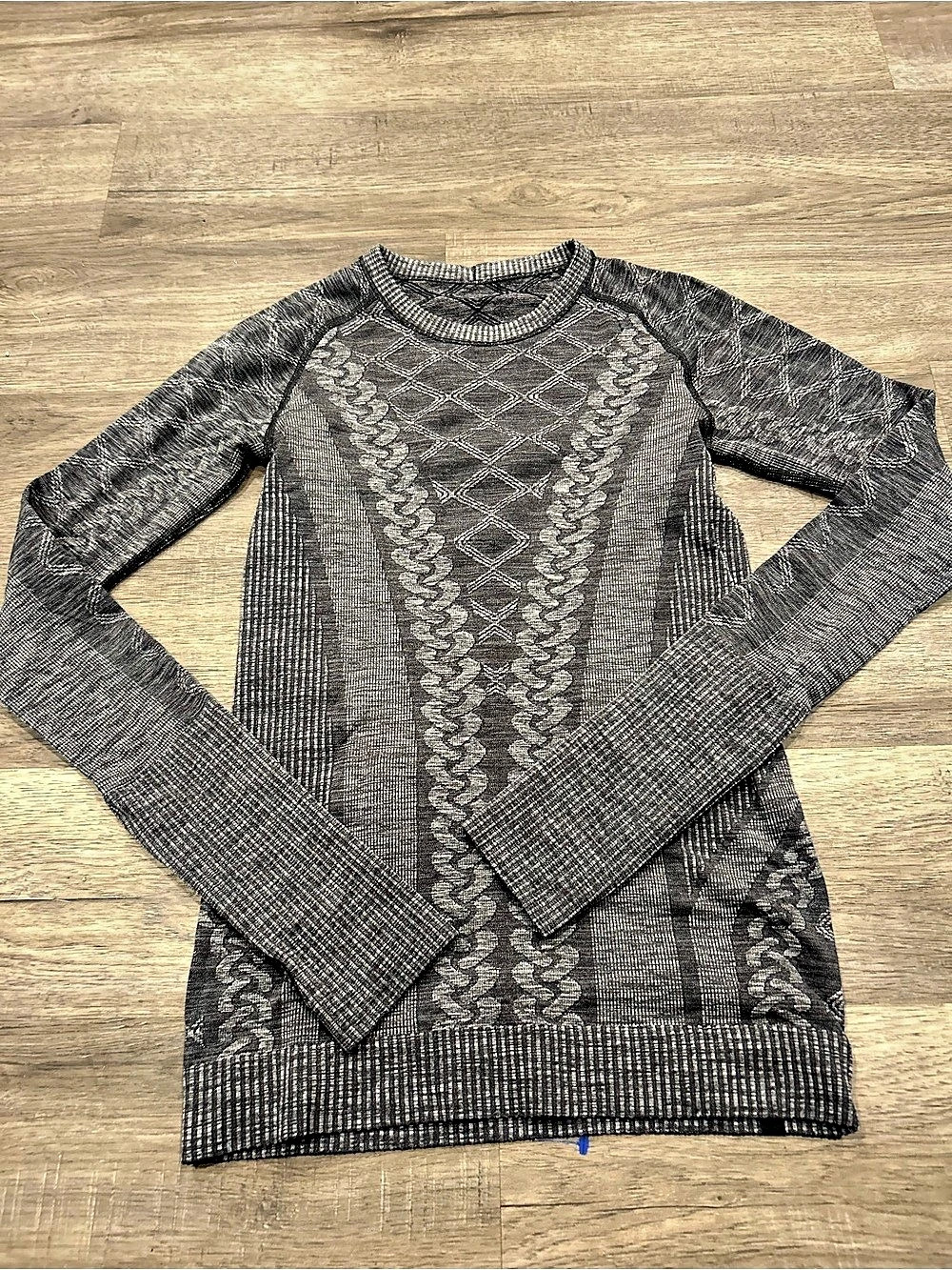 Lululemon Rest Less Pullover Gray & Black